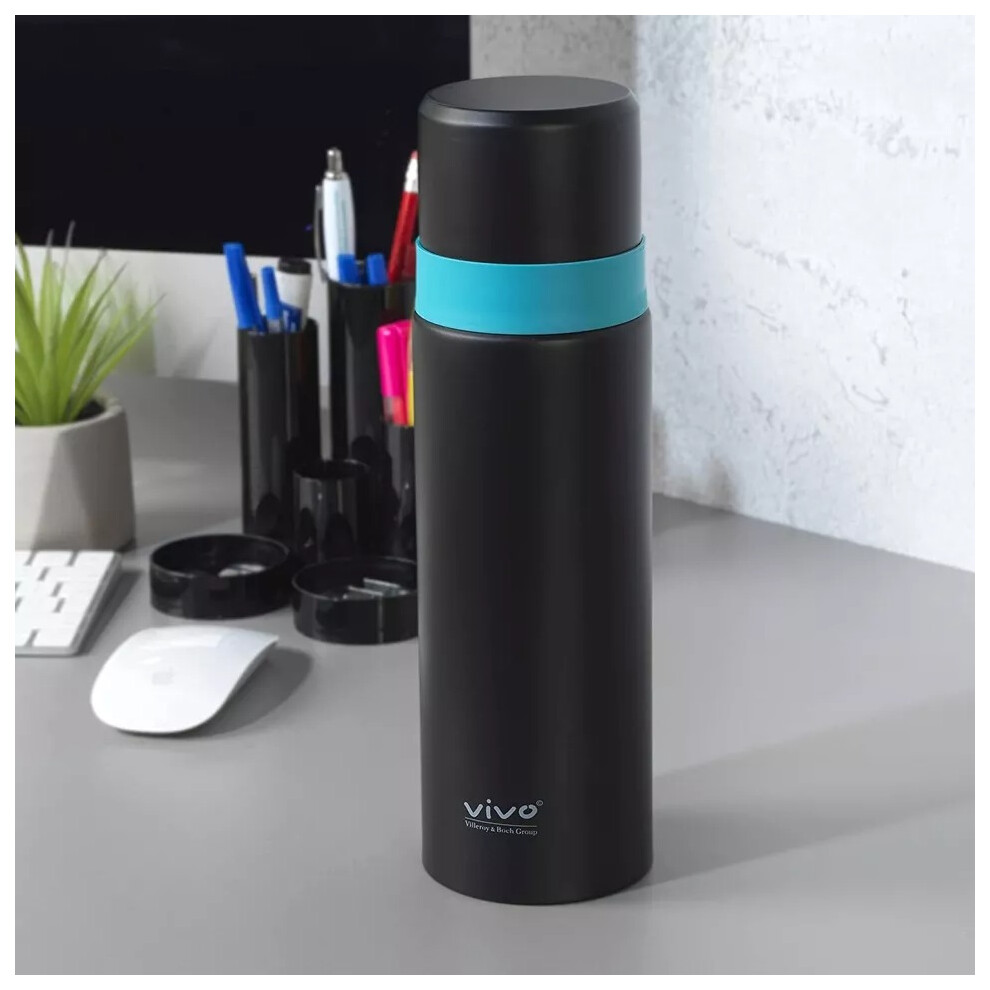 Vivo 750ml Thermos Insulated Travel Flask For Tea/Coffee/Soup Keep Warm 6 hours