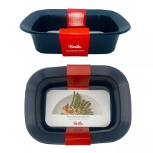 Fissler SOLID Roasting Dish 26cm 1.3L Oven Freezer Safe Stoneware Baking Tray