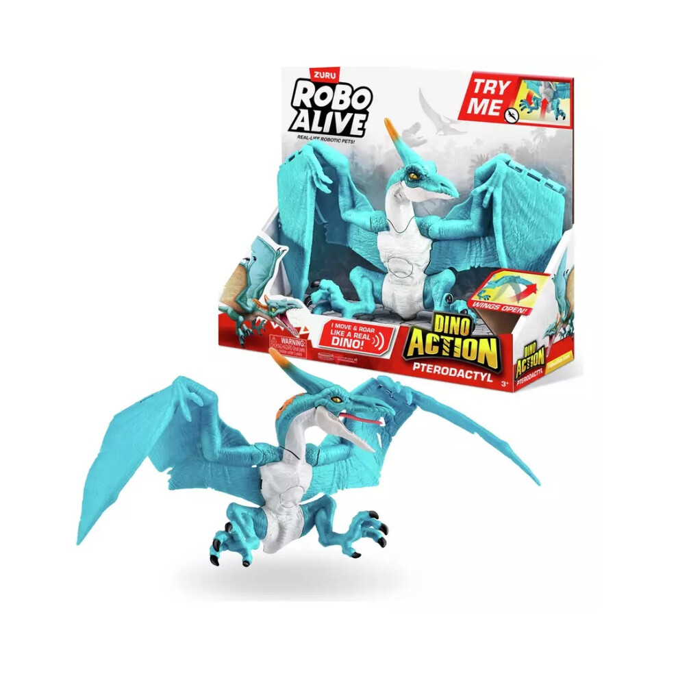 Robo Alive Dino Pterodactyl Figure