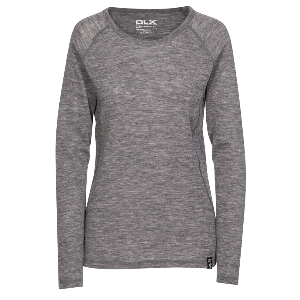 (XS, Dark Grey Marl) Trespass Womens/Ladies Libra Merino Base Layer Top