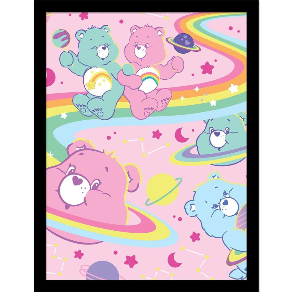 Care Bears Space Rainbow Rainbow Framed Poster