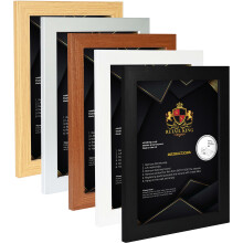 (White, A3 (42 x 29.7 ) cm) Modern Wooden Effect Photo Frames