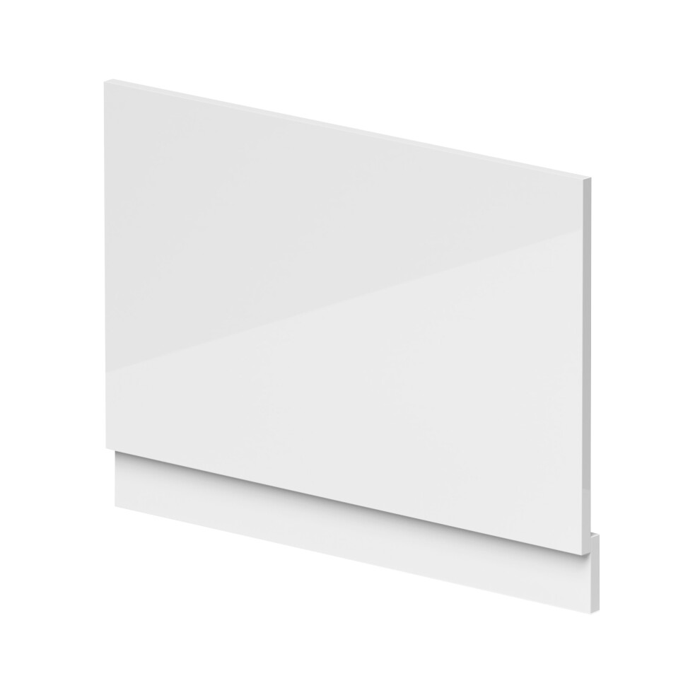 800mm MDF Bath End Panel & Plinth - Gloss White