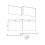 Balterley 1700mm L Shape Square Reversible Bath Front Panel - Satin White 3