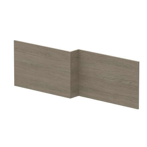 Balterley 1700mm Square MFC Reversible Shower Bath Front Panel - Woodgrain Solace Oak