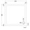 Balterley 1000mm Premium Square Shower Tray - White 4