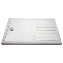 Premium Walk-In Shower Tray 1700mm x 700mm - White
