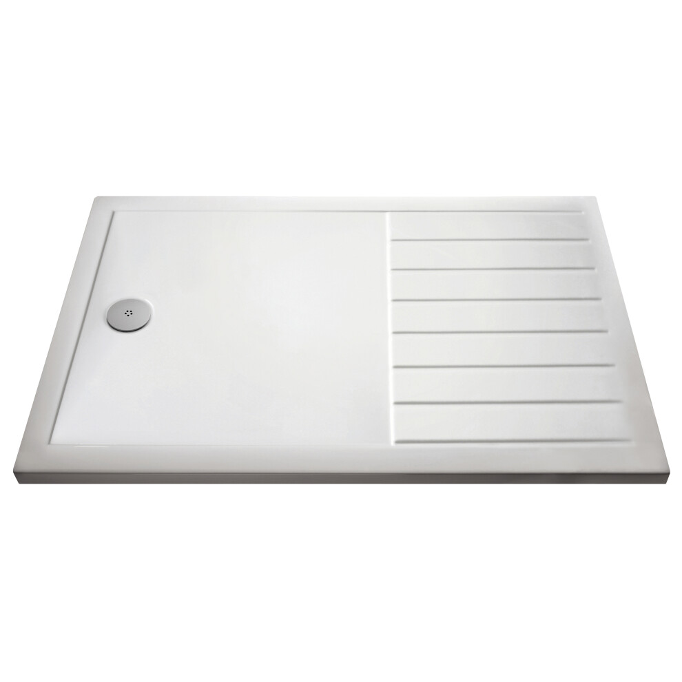 Premium Walk-In Shower Tray 1700mm x 700mm - White