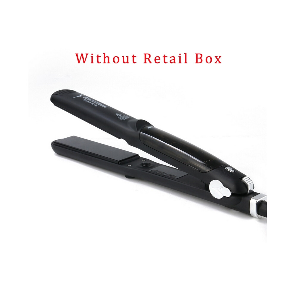 Xylfly (C, Uk) 2 In 1 Steam Hair Straightener Professional Hair Iron Adjustable Temperature Fast Heating Hair Straightening