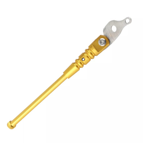 (Gold) Adjustable Bicycle Kickstand Side Support Kick Stand for Brompton Folding Bike