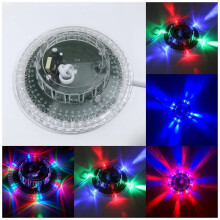(US PLUG) LED RGB Stage Light MiNi Colorful Rotating KTV Bar Home Party DJ Disco Effect Light