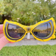 (D) 2024 Spiderman Sunglasses Plastic Action Toys Figure Anime Spider
