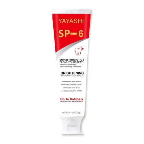 (02) SP-6 Probiotic Toothpaste Whitening Tooth Remove Plaque Stains Teeth Whitener