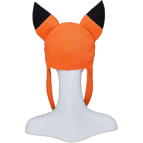Fox Ears Hat Cute Animal Fox Beanie Hat 2
