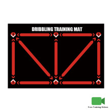 (red mat 90x60cm) Football Training Mat 90x60cm Rug Soccer Futbol Voetbal Train Carpet with Kick Trainer