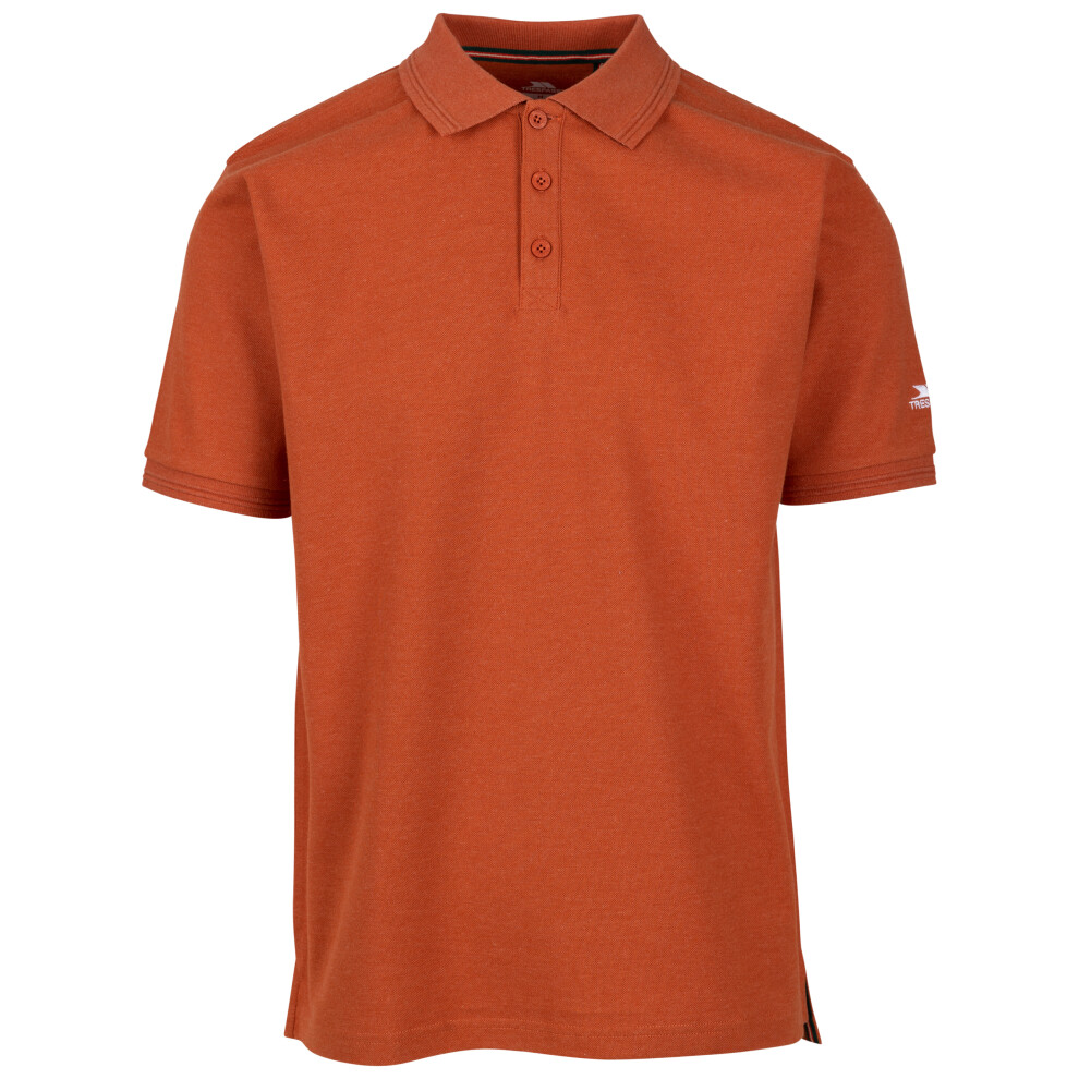 (XXL, Burnt Orange) Trespass Mens Casual Button Up Polo Shirt Brave