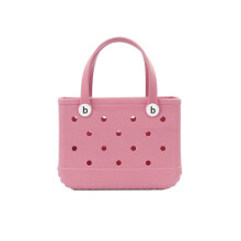 (pink-M) Summer Beach Bags Waterproof Travel Bag Sandproof Handbag Multi-Purpose Storage Bag