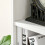 Homcom HOMCOM Bookcase Modern Bookshelf Cabinet for Home Office White 7