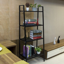 4Tier Ladder Shelf Bookcase Shelving Storage Unit Metal Plant Stand Display Rack