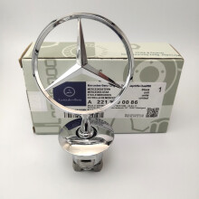 ( Mercedes Benz logo - glossy version ) Suitable For Mercedes Benz logo Engine Hood Emblem C180 C200 E200 E260L S300 S350