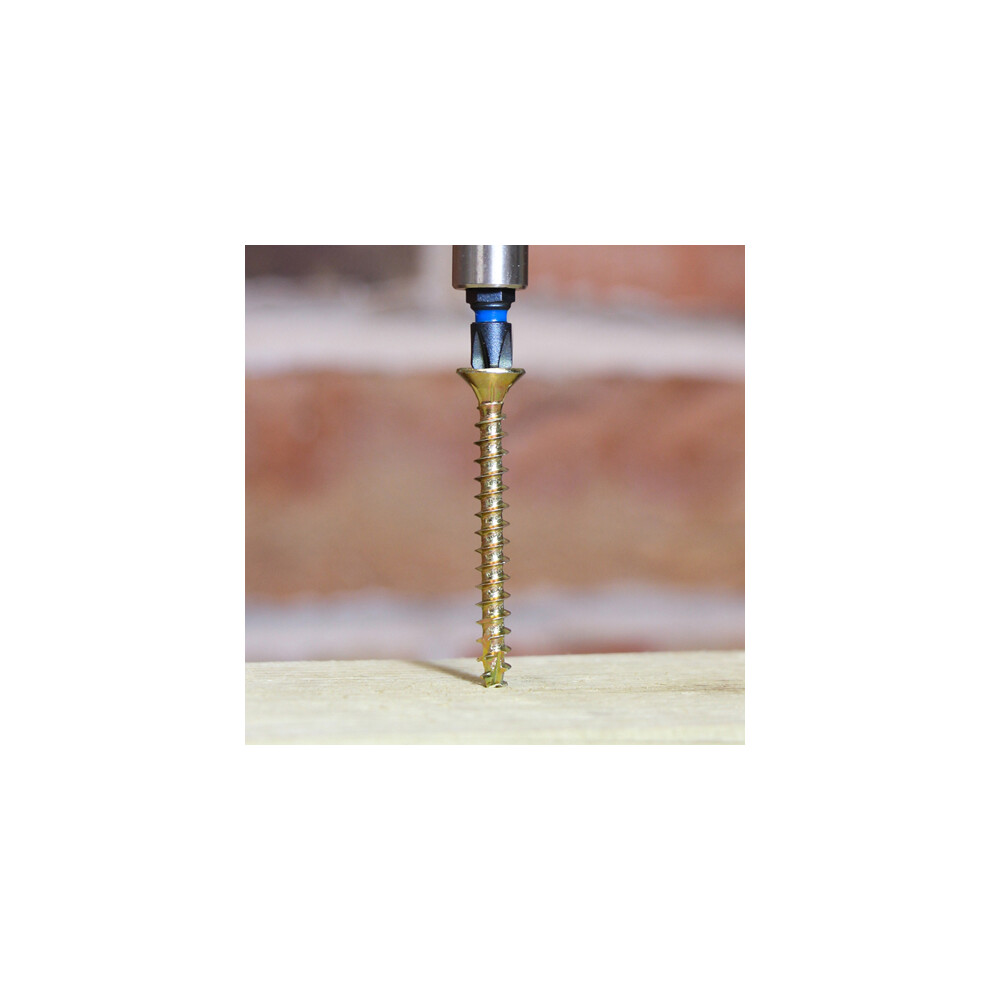 TIMCO C2 Strong-Fix Multi-Purpose Premium Countersunk Gold Woodscrews,All Sizes