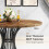 Tribesigns Tribesigns Round Dining Table for 4-6 People, 75cm Tall Dinning Table 2