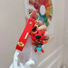 (StyleD) Stars Brawl Cute Keychain Silicone Accessory Perfect For Car Keys And Gifts