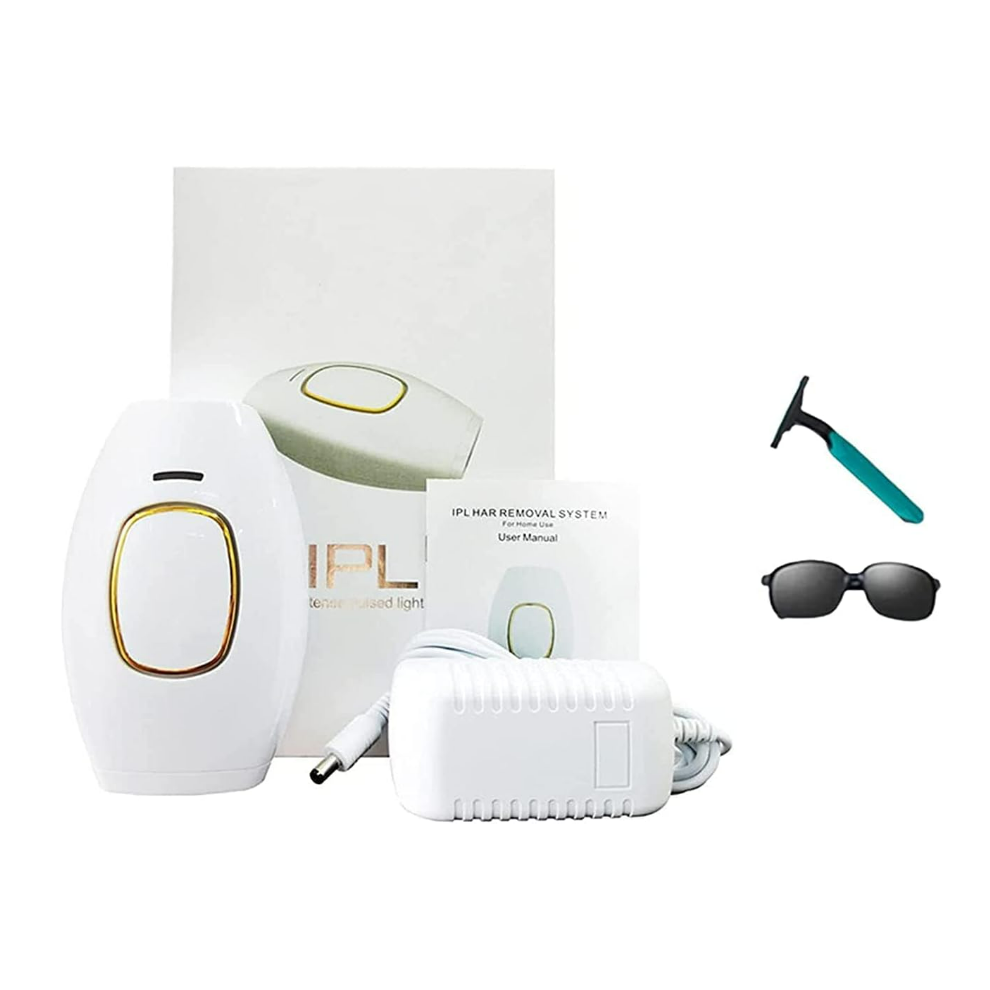 Chronus (White) Laser Hair Removal Hand Devices For Women And Men