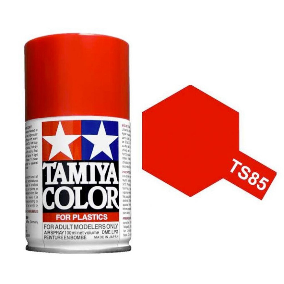 TAMIYA TS-85 Bright Mica Red Ferrari 100ml Plastic Model Kit Spray Paint 85085