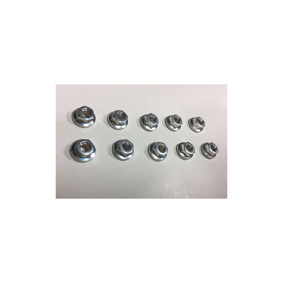 TAMIYA 9805897/19805897 3mm Flange Nut (10 Pcs.), (TT01/Trucks/High-Lift)