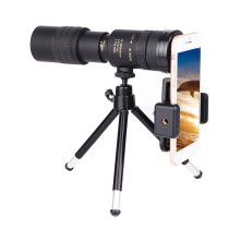 Chronus 10-300X40mm BAK4 Prism Telescope Monocular(Black)