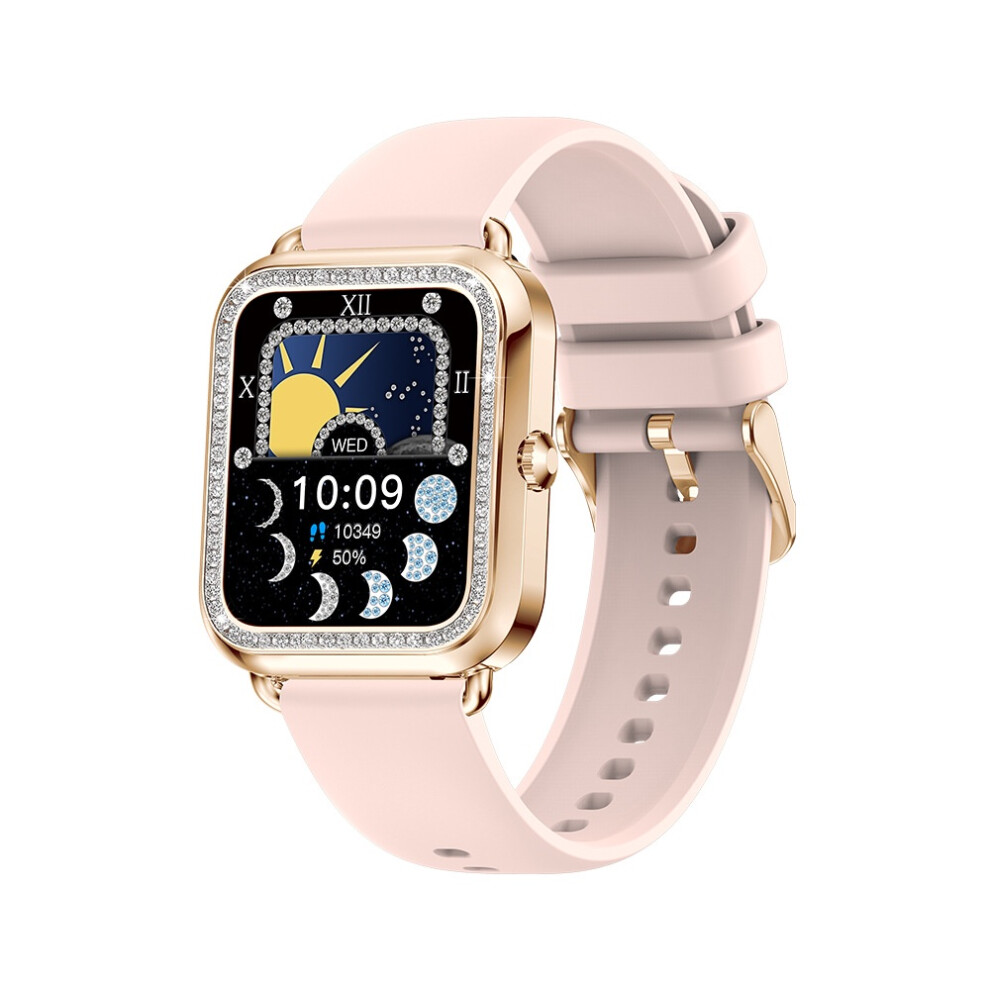 Chronus Smart Watch With Call 1.6"Screen Heart Rate Sleep Spo2 Monitor(Gold) Gold 6976919865273