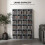 Homcom HOMCOM DVD CD Media Storage Rack, Video Display Unit, 89 x 130.5 cm, Grey 3