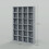 Homcom HOMCOM DVD CD Media Storage Rack, Video Display Unit, 89 x 130.5 cm, Grey 2