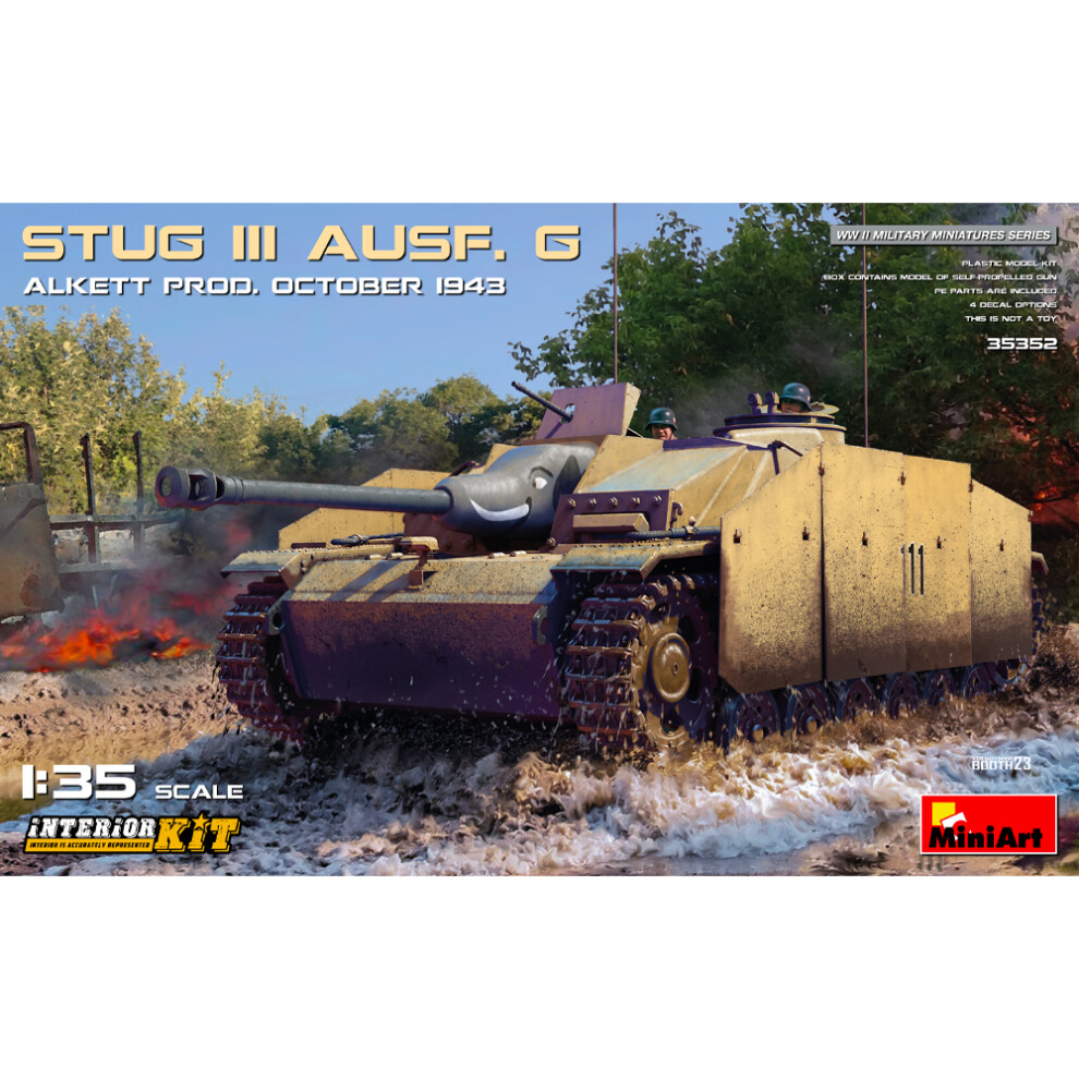 Miniart 35352 Stug Iii Ausf.g Alkett Prod. 1:35 Model Kit