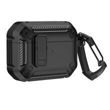 ( black , Airpods Pro 2 ) For AirPods 1/2/3/Pro Case Armor Earphone Heavy Duty Shockproof Protective Cover
