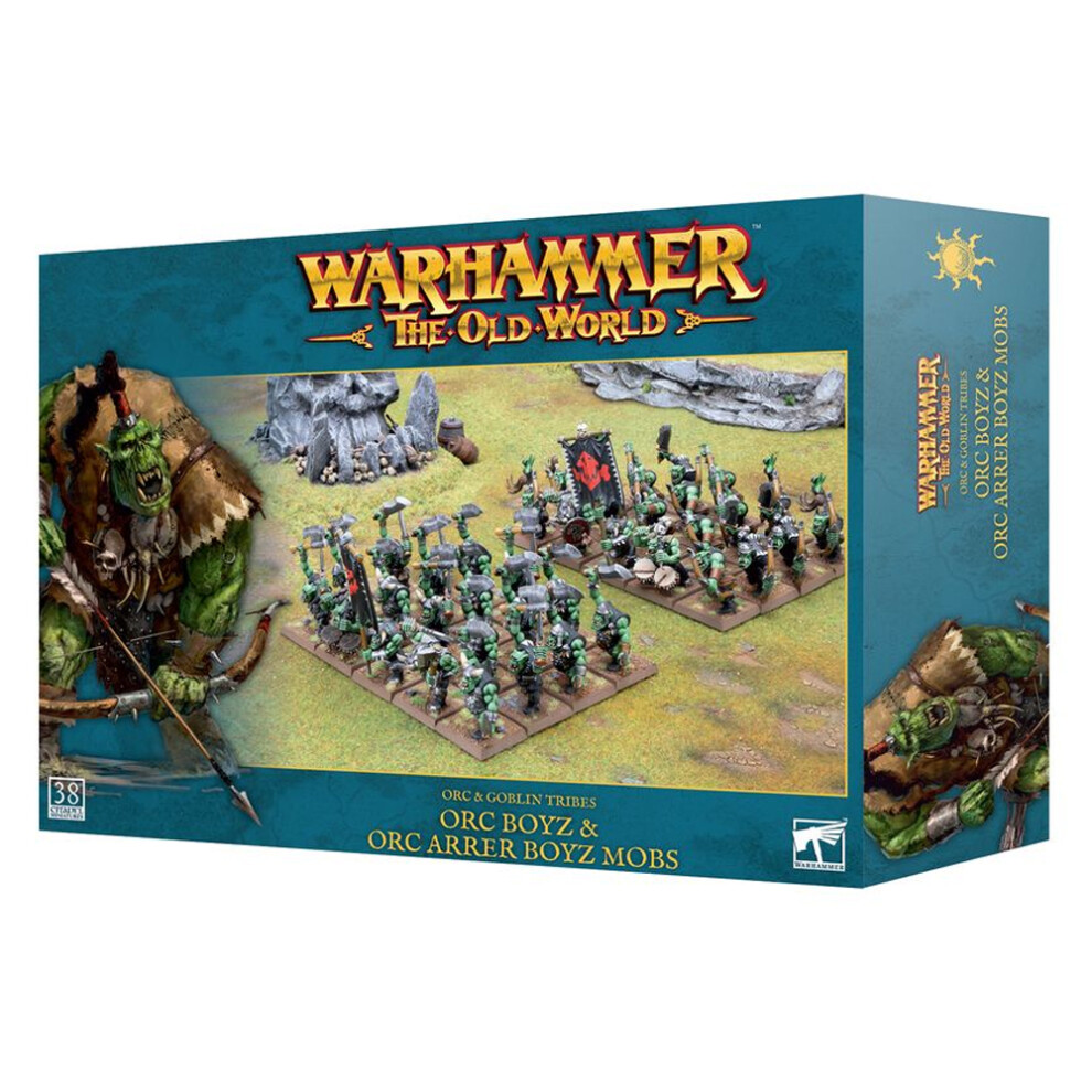 Games Workshop Warhammer The Old World: Orc Boyz & Orc Arrer Boyz Mobs 09-03