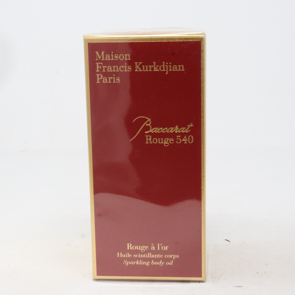 Maison Francis Kurkdjian Baccarat Rouge 540 Sparkling Body Oil 6.8oz  New