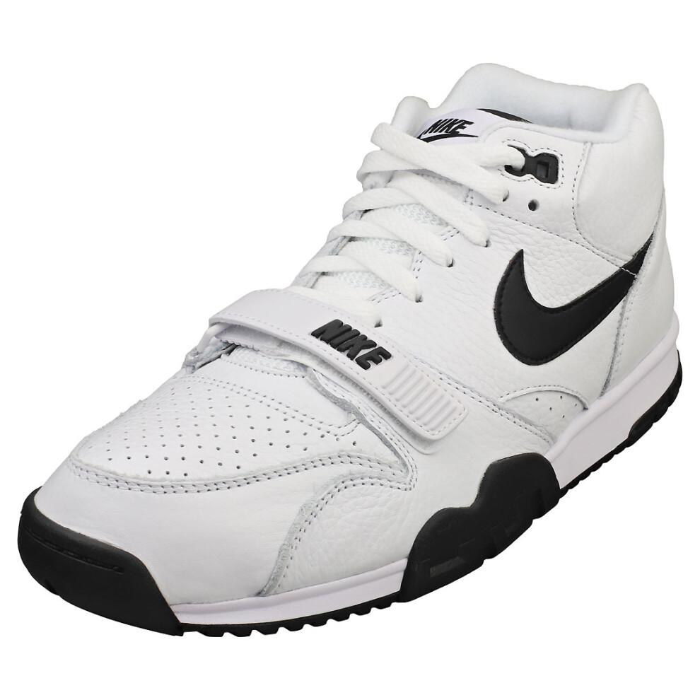 (8.5) Nike Air Trainer 1 Mens Fashion Trainers in White Black