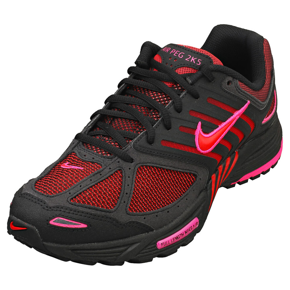 (7.5) Nike Air Peg 2k5 Mens Fashion Trainers in Black Red