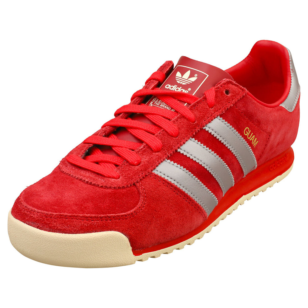 (10) adidas Guam Mens Casual Trainers in Maroon