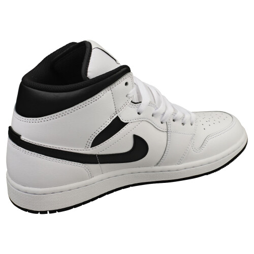Nike Air Jordan Mid Mens Fashion Trainers in White Black UK