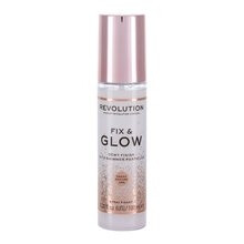Makeup Revolution - Fix & Glow Dewy Finish - Brightening fixation spray for make-up 100ml