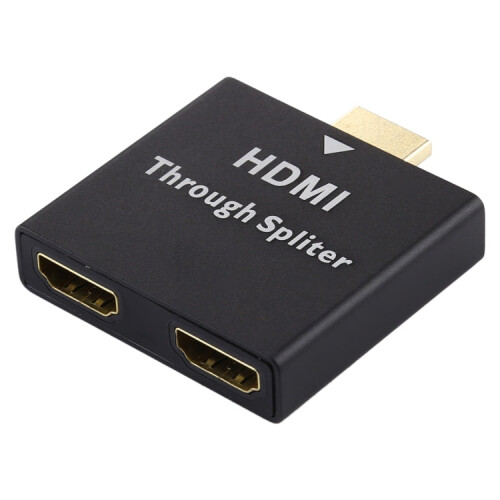 1 to 2 HDMI Aluminium Alloy Through Spliter 2