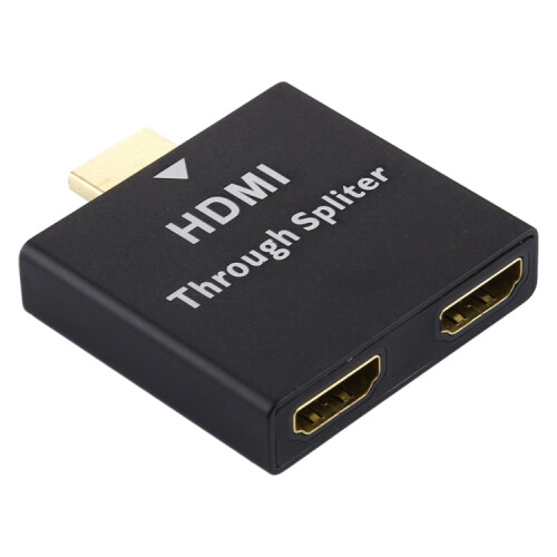 1 to 2 HDMI Aluminium Alloy Through Spliter 1