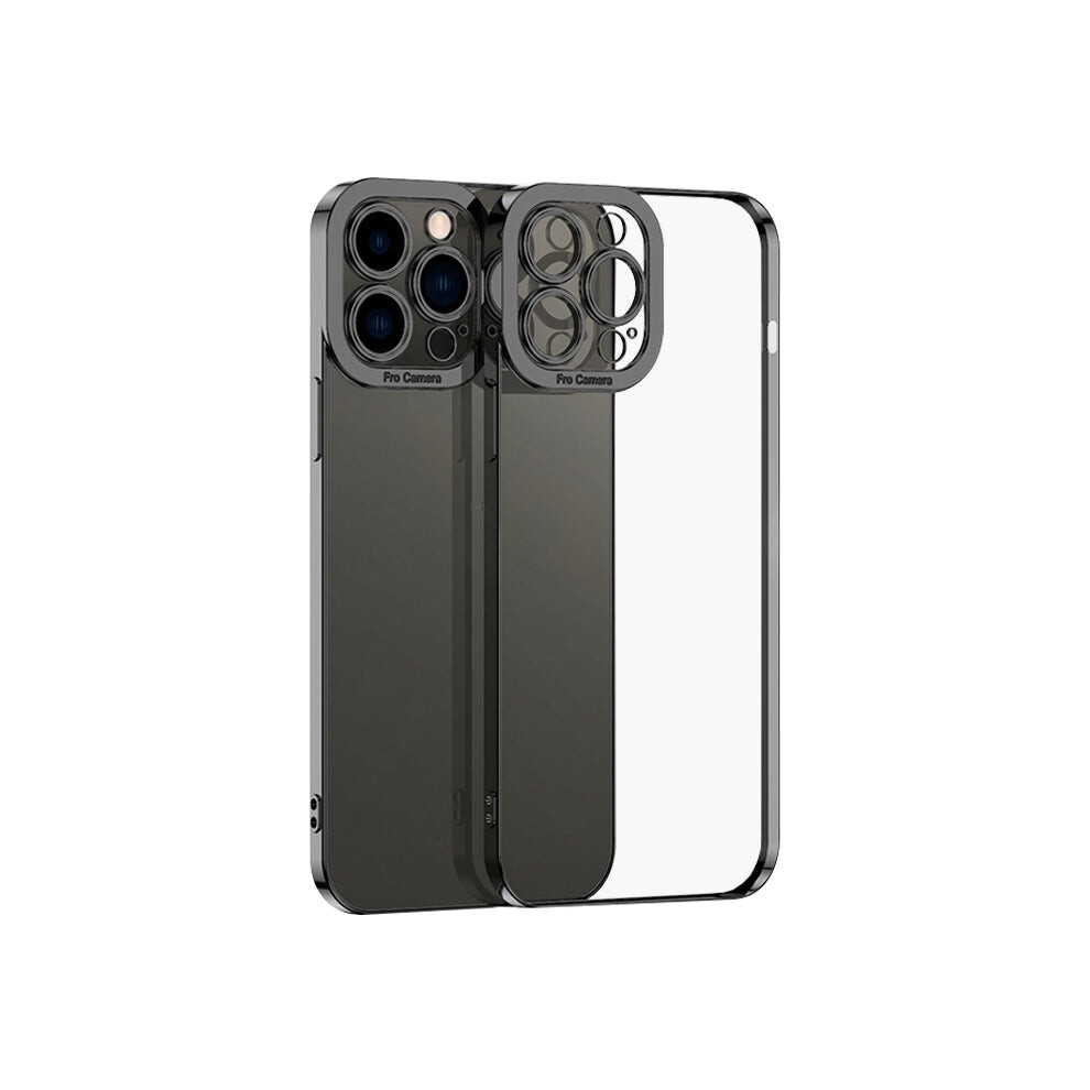 For Iphone 15 Pro Electroplating Tpu Phone Case(Black) Black 8431242192307