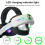 For Meta Quest 3 USB Rechargeable RGB Lighting Effect Adjustable Foldable Headset(White) 8