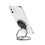 Metal Sticky Mobile Phone Ring Holder Desktop Stand(Black) 1