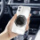 Metal Sticky Mobile Phone Ring Holder Desktop Stand(Black) 7