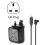 Multi-Function Projection And Charging AC Adapter Base Support Android/PC/Lite For Switch, Specifications:Black+UK Plug 1